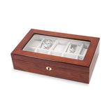 Rosewood w/Window Top 10-Watch Case