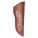 Luxury Giftware Damascus Steel 256 Layer Fixed Blade Staghorn Handle Brass Guard Knife with Leather Sheath and Gift Box