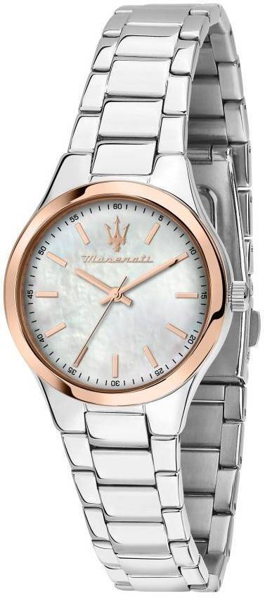 Maserati Attrazione Stainless Steel Mother Of Pearl Dial Quartz R8853151503 Women's Watch