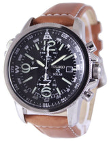 Seiko Solar Alarm Chronograph SSC081 SSC081P1 SSC081P Men's Watch