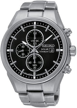 Seiko Solar Titanium Chronograph SSC367 SSC367P1 SSC367P Men's Watch