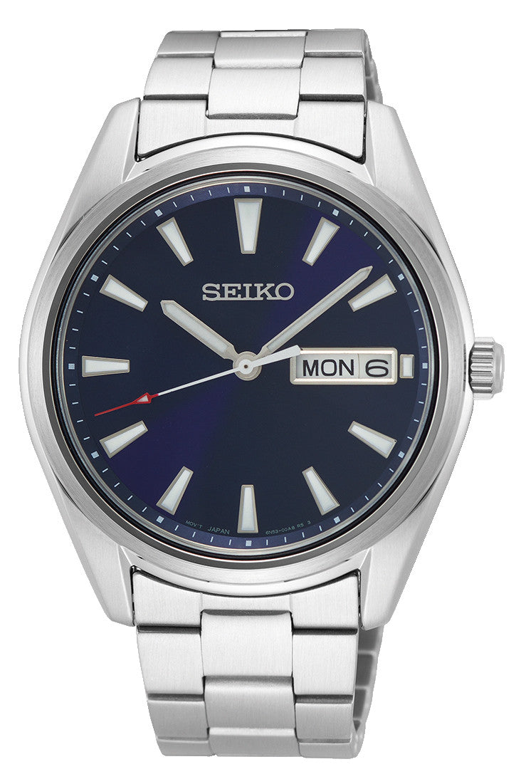 Seiko Blue Dial Quartz SUR347 SUR347P1 SUR347P 100M Men
