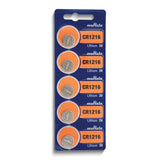Pkg/5 Type 1216 SONY-MuRata Lithium Battery Tear Strip
