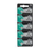 Pkg/5 Type 329 SONY-MuRata Watch Battery Tear Strip