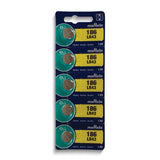 Pkg/5 Type LR43 MuRata Alkaline Battery Tear Strip