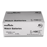 Pkg/5 Type LR44 MuRata Alkaline Battery Tear Strip