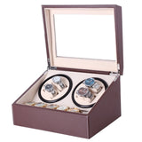 US plug Automatic Mechanical PU Leather Watch Box