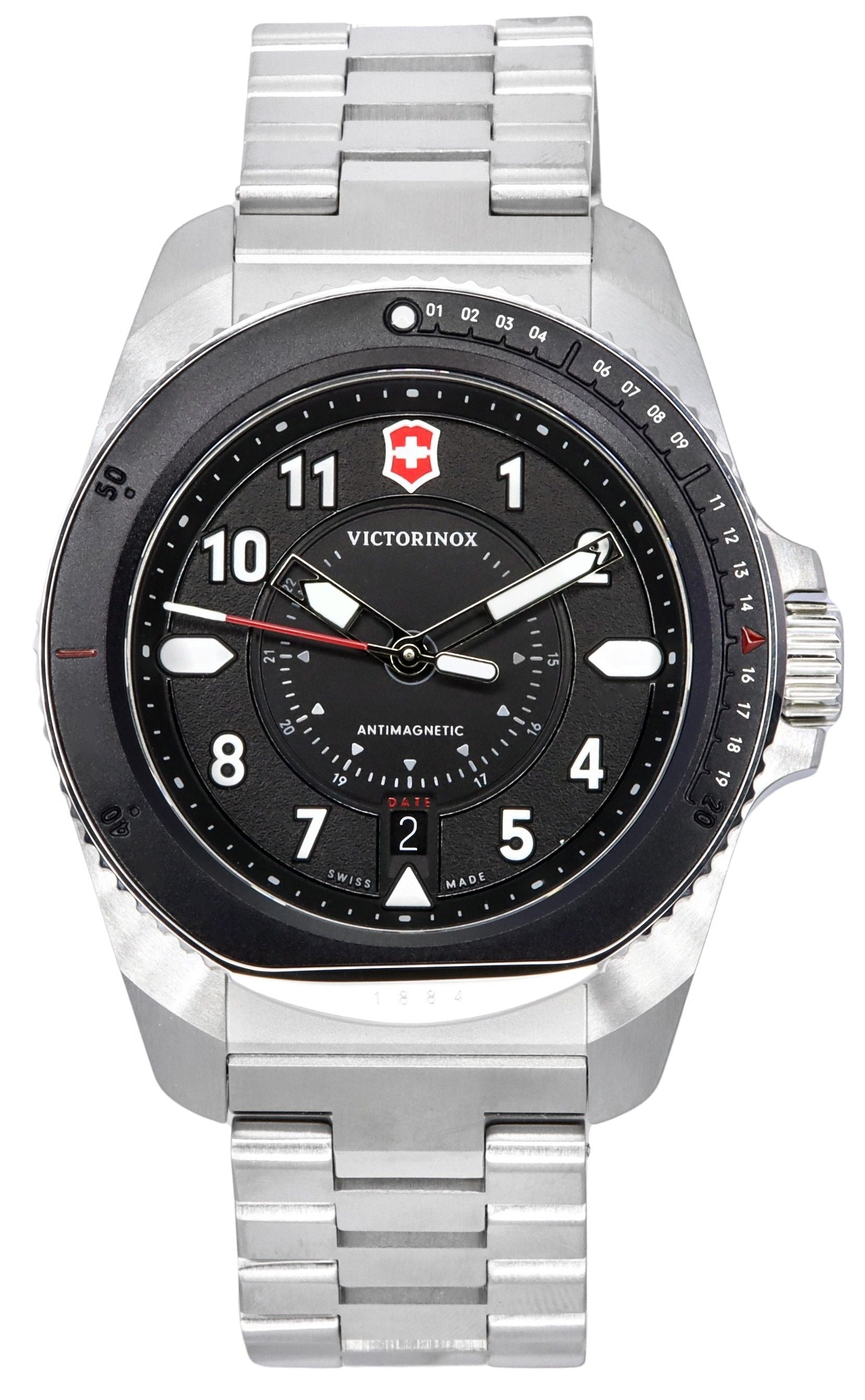 Victorinox Swiss Army Journey 1884 Antimagnetic Black Dial Quartz