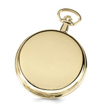 Charles Hubert 14k Gold Finish White Dial Pocket Watch