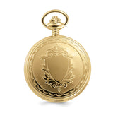 Charles Hubert Gold Finish Off-White Dial with Date Pocket Watch
