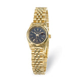 Ladies Charles Hubert IP-plated Stainless 26mm Black Dial Watch