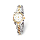 Ladies Charles Hubert Two-tone Stainless Band Silver Dial Watch