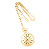 Charles Hubert Gold Finish White Dial Pocket Watch