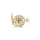 Charles Hubert Gold Finish White Dial Pocket Watch