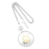Charles Hubert Two-tone White Dial Pocket Watch