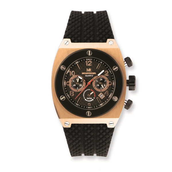 Mens Mountroyal Chrono Rose Gold-plated 43x47mm Watch