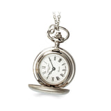 Ladies Charles Hubert Satin Chrome Finish Brass Pendant Watch