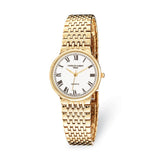 Mens Charles Hubert Gold Finish Brass 33mm Watch