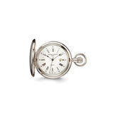 Charles Hubert Chrome Finish Brass Striped Pocket Watch