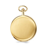 Charles Hubert Satin Gold Finish Brass Pocket Watch