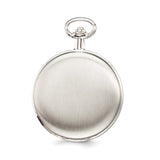 Charles Hubert Satin Chrome Finish Brass Pocket Watch
