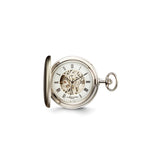 Charles Hubert Satin Chrome Finish Brass Pocket Watch