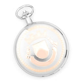 Charles Hubert 2-tone Rose Finish 17Jewel Brass Pocket Watch