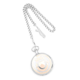 Charles Hubert 2-tone Rose Finish 17Jewel Brass Pocket Watch