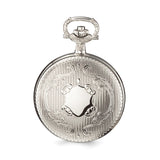 Charles Hubert Chrome Finish Brass w/Shield Pocket Watch