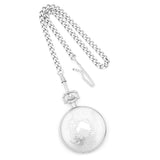 Charles Hubert Chrome Finish Brass w/Shield Pocket Watch