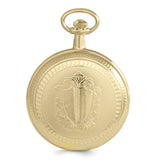 Swingtime Gold-finish Mechanical Double Cover Pocket Watch
