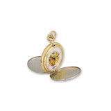 Swingtime Two-tone Brass Mechanical Double Cover Pocket Watch