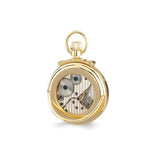 Charles Hubert Gold Finish Champagne Dial Open Face Pocket Watch