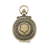 Charles Hubert Antique Gold Finish Skeleton Pocket Watch