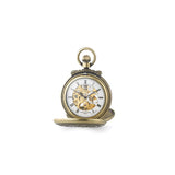 Charles Hubert Antique Gold Finish Lion Crest Pocket Watch