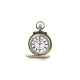 Charles Hubert Antique Gold Finish Shield Pocket Watch