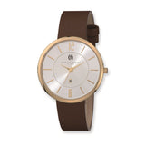 Charles Hubert IP-pltd Stainless Steel Silver Dial Quartz Watch
