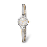 Charles Hubert 2-tone Gold-finish Silver Dial Quartz Watch