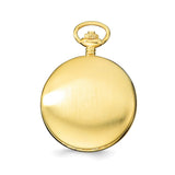 Charles Hubert IP-pltd Stnlss Stl White Dial Pocket Watch