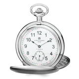 Charles Hubert Stnlss Stl White Dial Pocket Watch