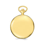 Charles Hubert IP-pltd Stnlss Stl White Dial Pocket Watch