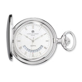 Charles Hubert Chrome-Finish White Dial Pocket Watch