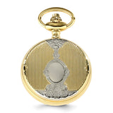 Charles Hubert Two-tone Shield Design Pendant Watch