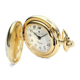 Charles Hubert Two-tone Shield Design Pendant Watch