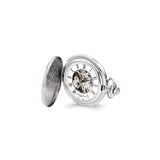 Charles Hubert Chrome-finish Shield Design Pocket Watch