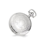 Charles Hubert Chrome-finish Unicorn Shield Pocket Watch