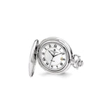 Charles Hubert Chrome-finish Floral Design Pocket Watch