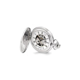 Charles Hubert Chrome-finish Oval Design Pocket Watch