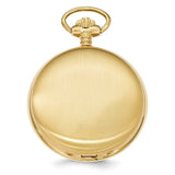 Swingtime Gold Finish Brass Quartz 42mm Pocket Watch