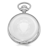 Swingtime Stainless Steel Black Dial Quartz 48mm Pocket Watch